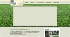 Desktop Screenshot of mdlandscapedesign.com